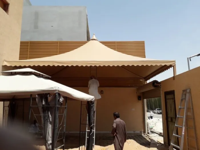 افضل تركيب مظلات هرمية حديثة لعام 2026في جدة حي الحمدانية 